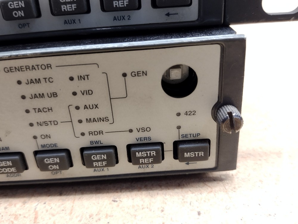 Lot of 2- Timeline LYNX 2 Time Code Module w/(2) PwrCrds (1) MissingButton- USED