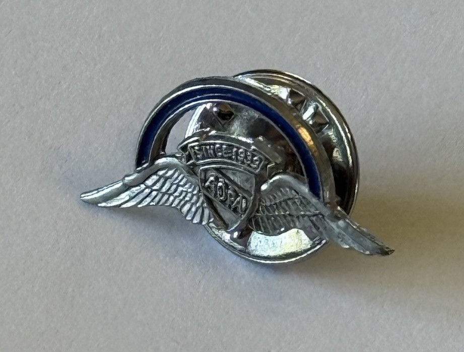 Lot of 4 Vintage AOPA Aviation Lapel Pins Wings Member Staff Pilot Badges