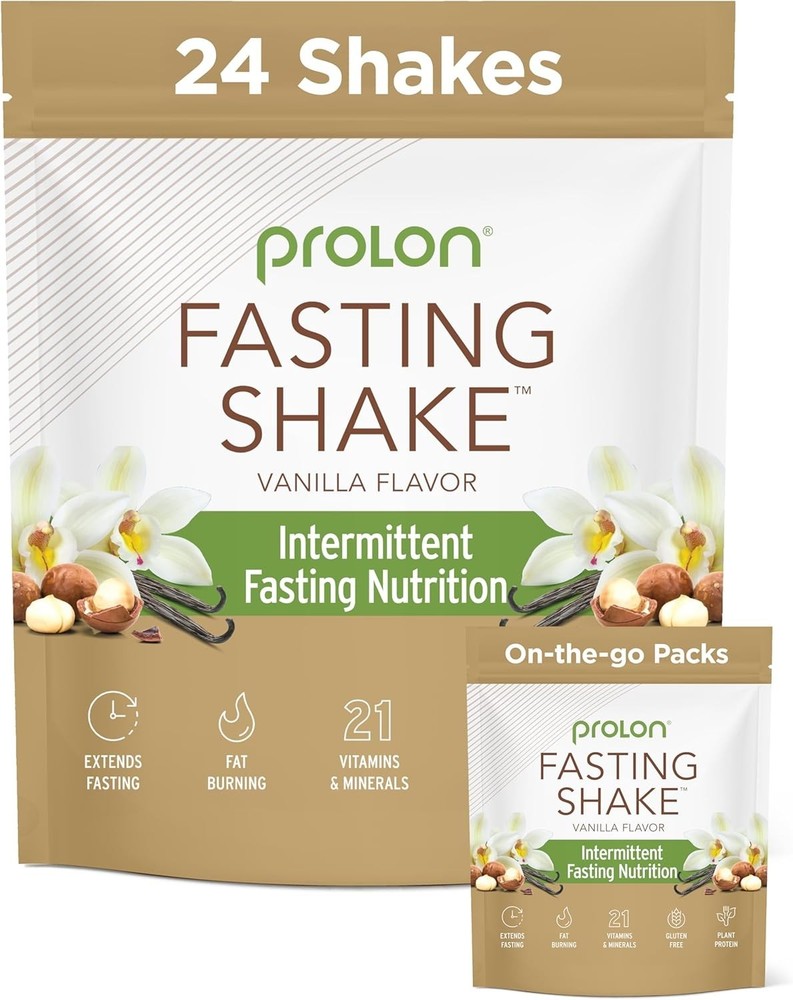 Prolon Fasting Drink Mix, itamins, Fiber, Plant-Based Protein, 24 Servings