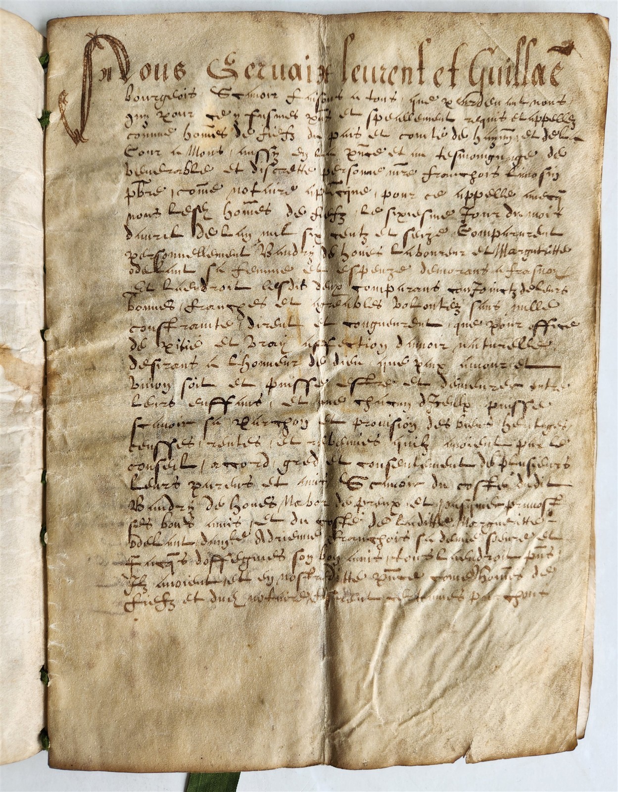 1617 MANUSCRIPT on VELLUM ANTIQUE LEGAL DOCUMENT in Spanish 24 pages