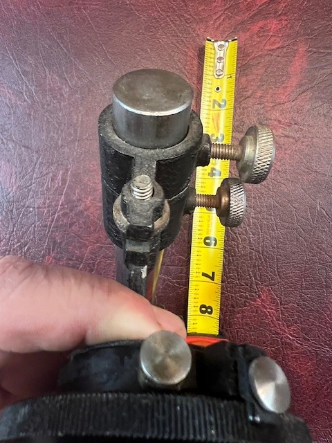 Tumico Dial Indicator: .001", with vertical adjustable mount