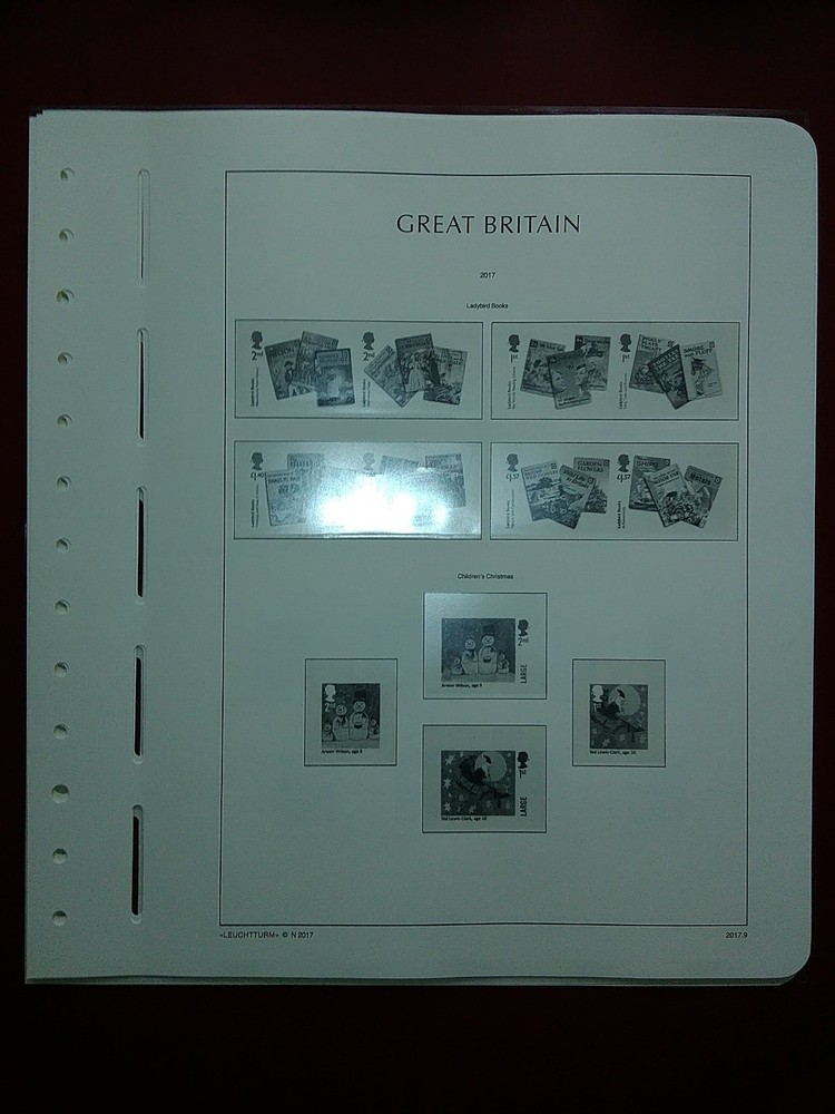 LIGHTHOUSE Commemorative Hingeless album pages Great Britain 2017 Used R2017