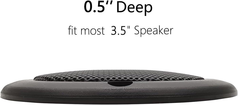 2pcs 3.5inch Mesh Speaker Grill Covers Guard Protector Speaker Decorative Circle