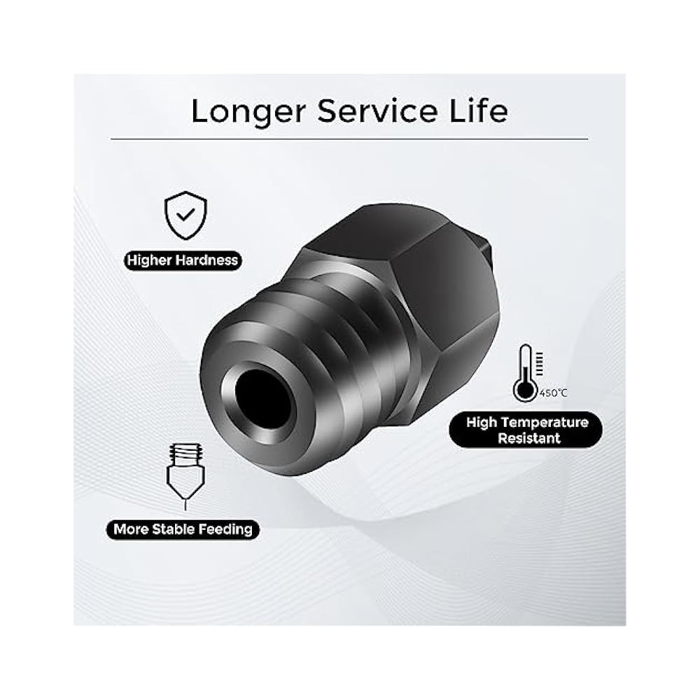 8-Size 3D Printer Nozzle Set with Cleaning Tools