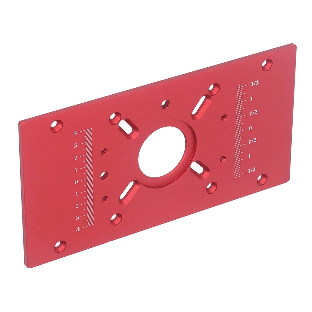 Router Table Insert Plate Lift System Base Board Accessory For Woodworking Red