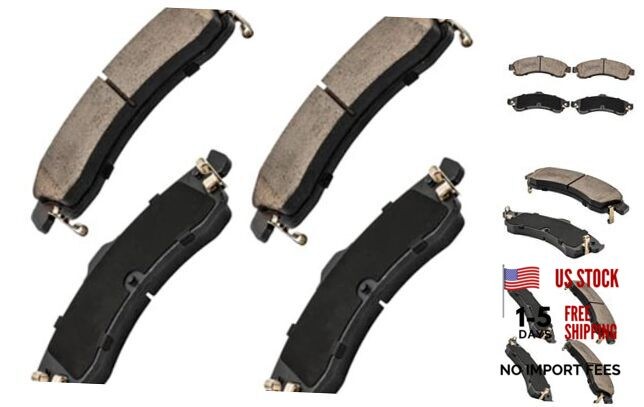 Ceramic Front Brake Pads For GMC Envoy 2002-2005, 4 Pcs replace # D882