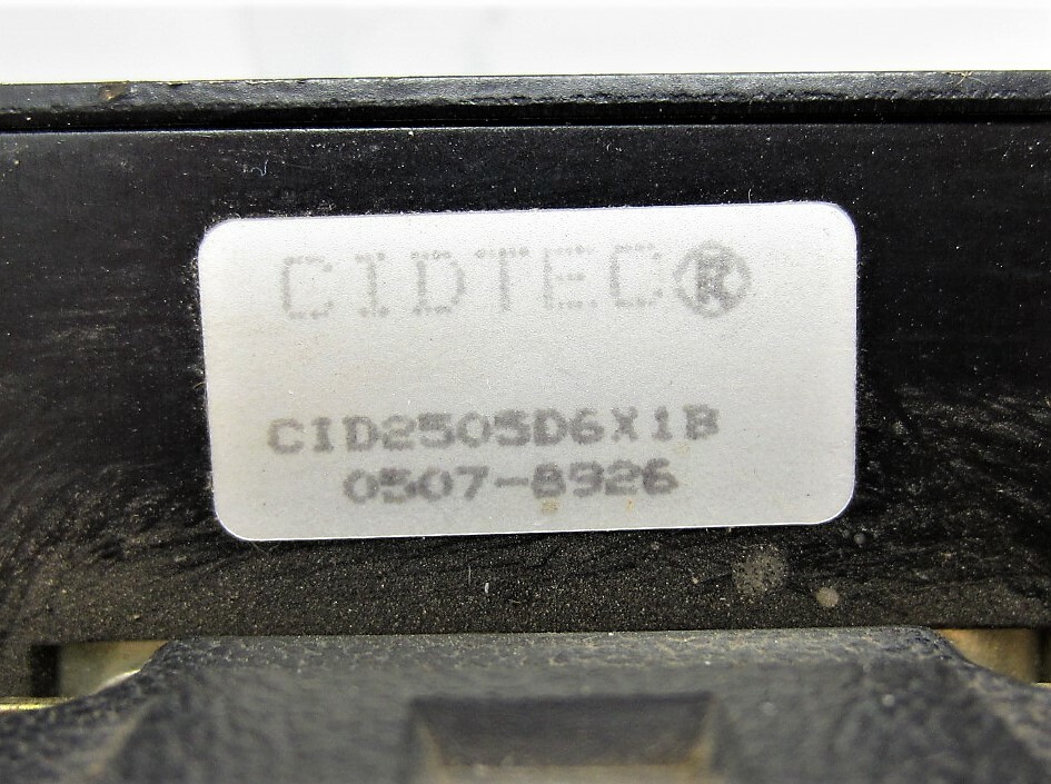 Cidtec CID2505D6X1B Camera, Power Supply & Cable