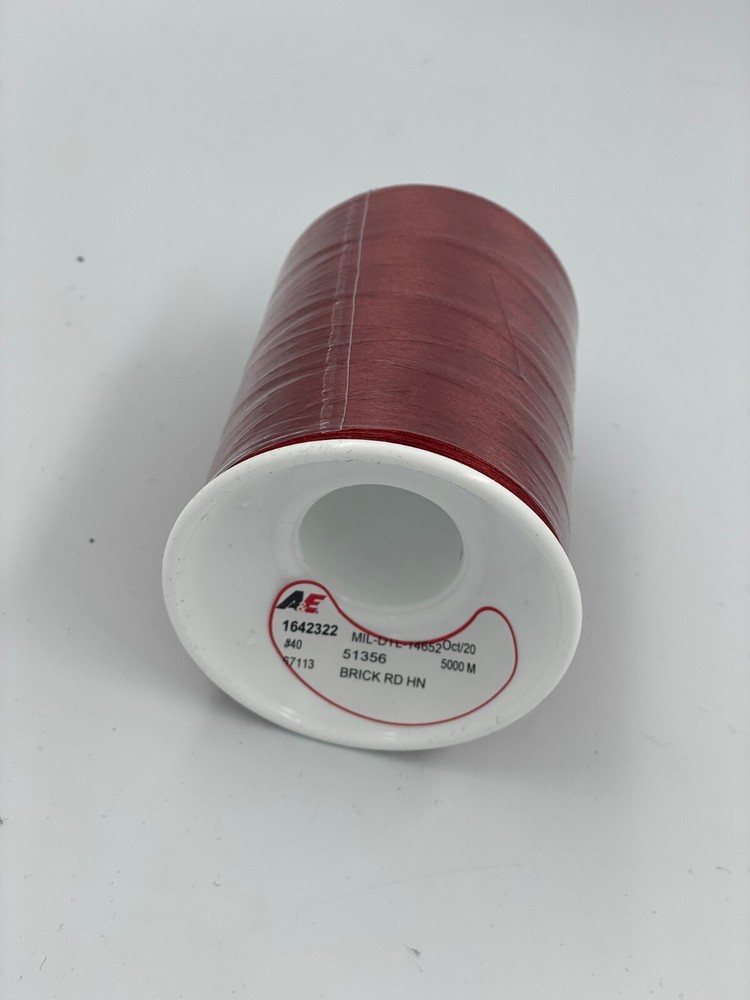 A&E Embroidery Thread - BRICK RD HN - 51356 - 5000M - POLY #40