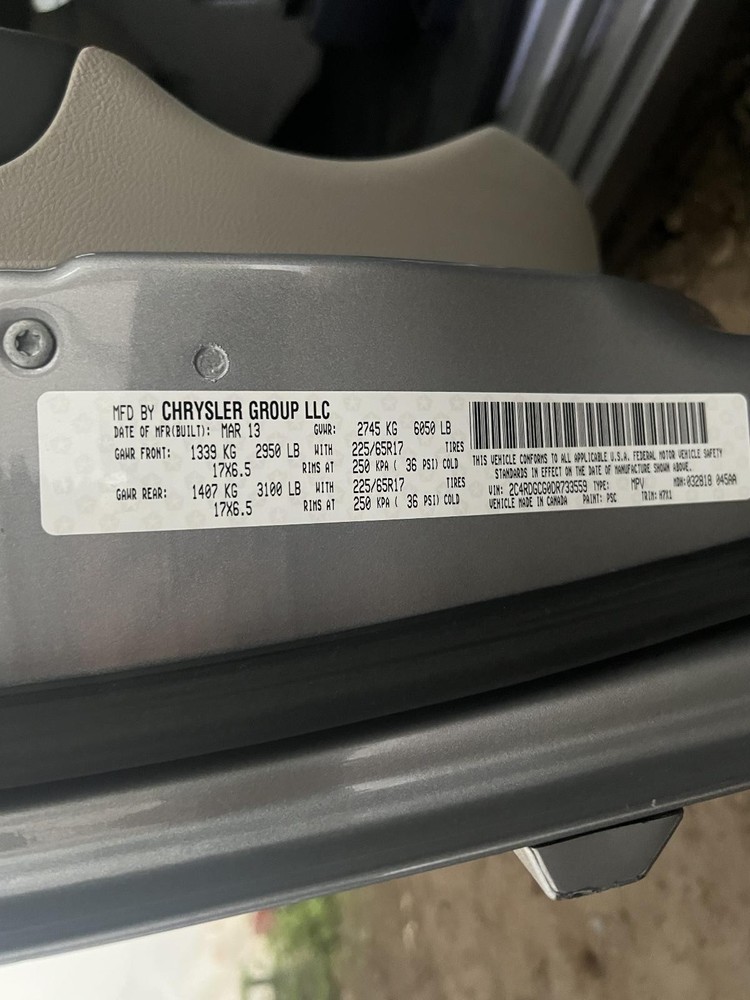 Used A/C Selector Switch fits: 2013 Dodge Caravan AC front dash mounted manual c