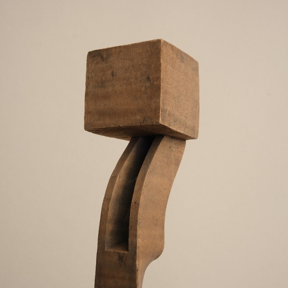 2 Old 4/4 Violin Scrolls Necks #VB272