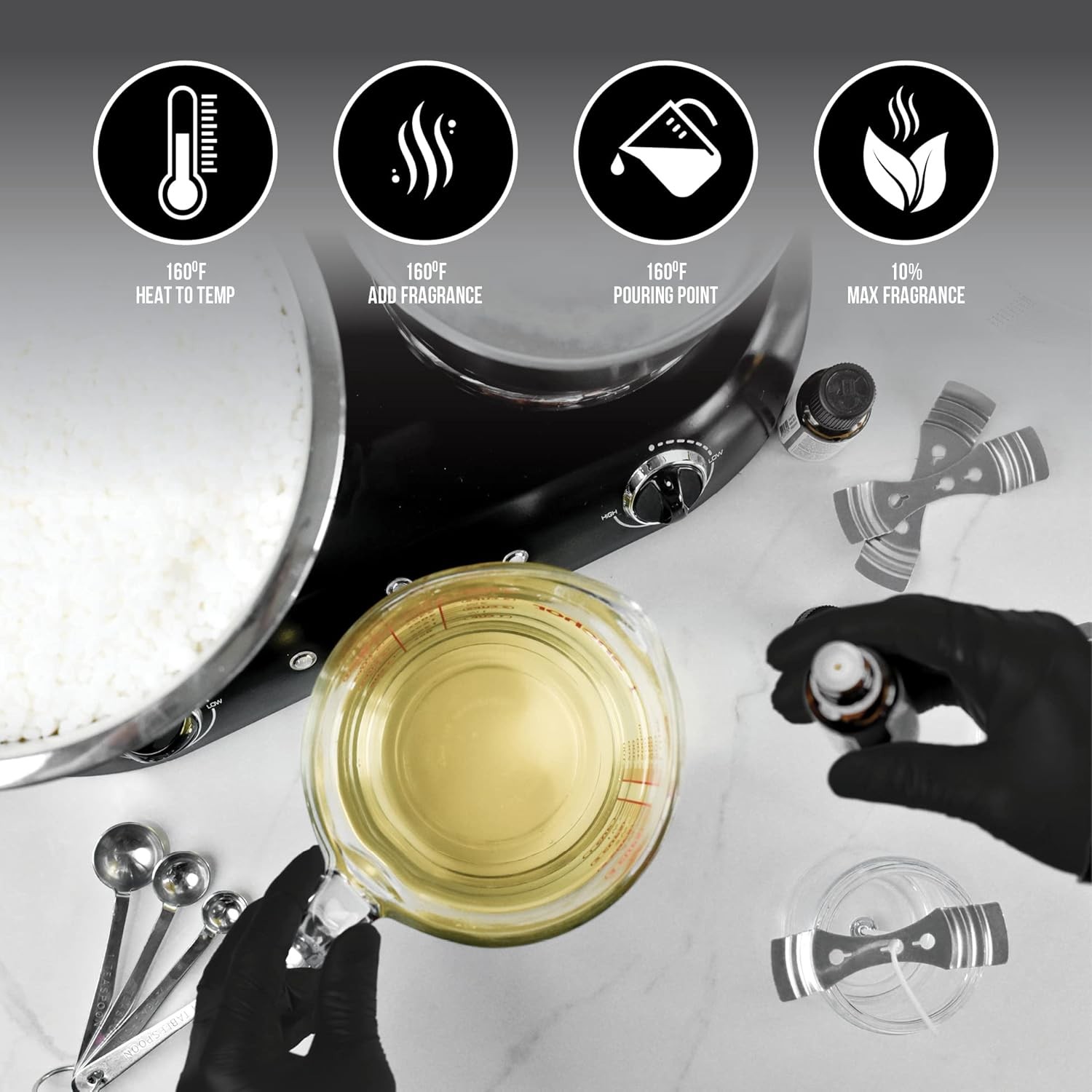 Coconut Soy Wax Beads for Candle Making - Natural Candle Making Supplies