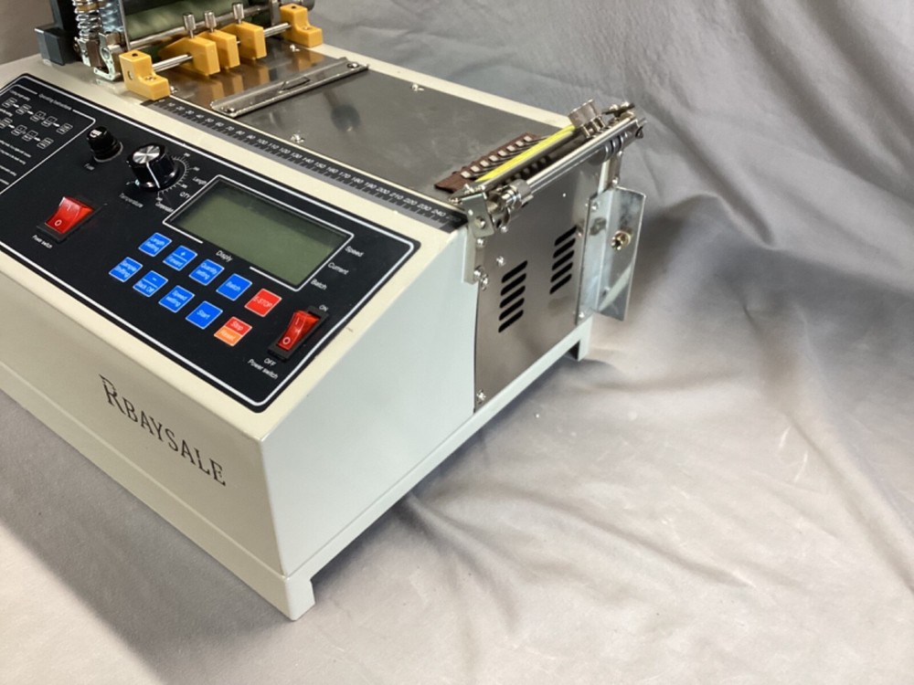 RBaysale Webbing Cutting Machine LCD Display Cold Hot Cutter Damaged Open Box