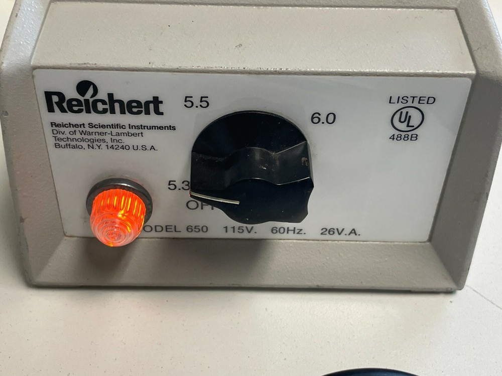 T1: Reichert Instruments Model 650 Variable Power Supply With Illuminator