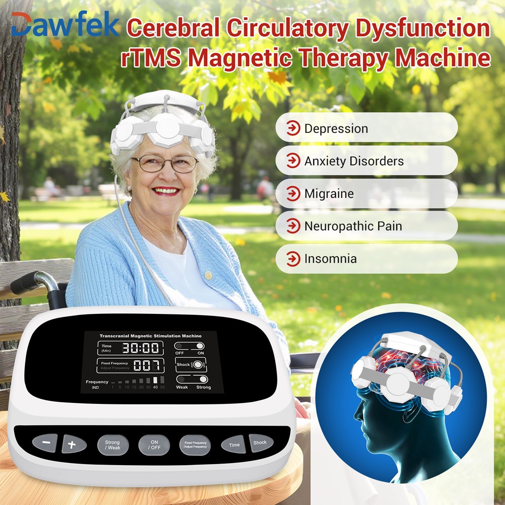 rTMS Brain Therapy Machine Magnetic Stimulation Wellness Device for Stroke