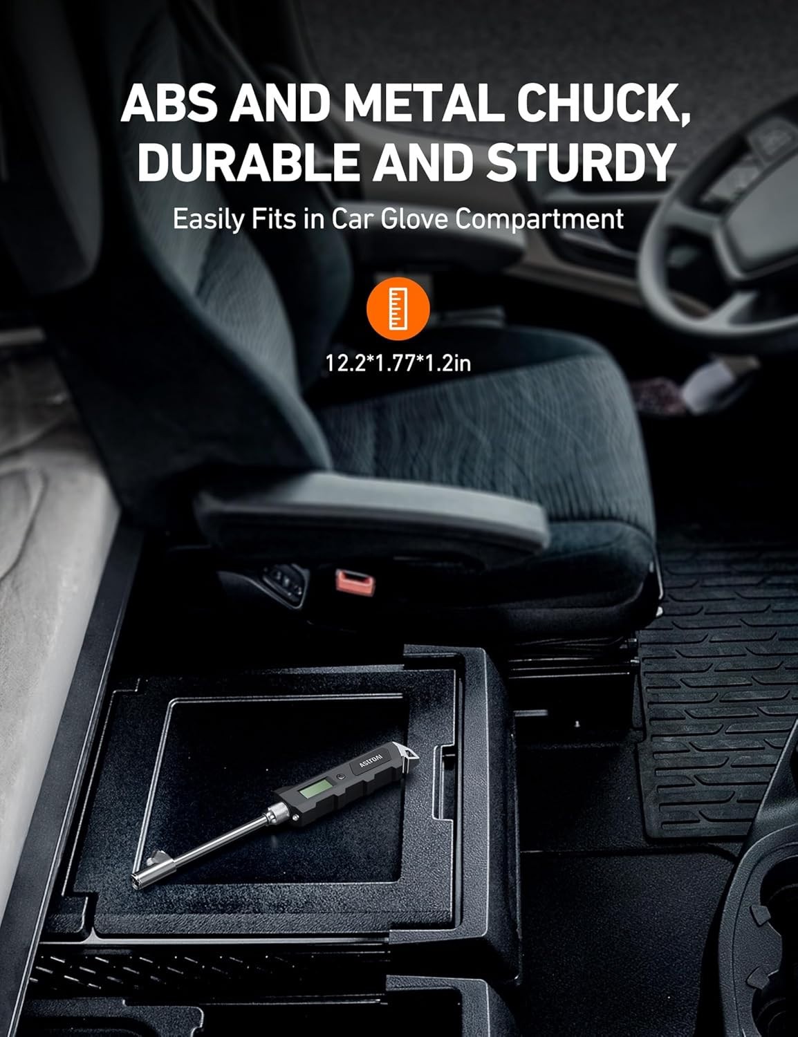 AstroAI Heavy Duty Digital Tire Pressure Gauge 0-230 PSI Calibrated ANSI B40.7