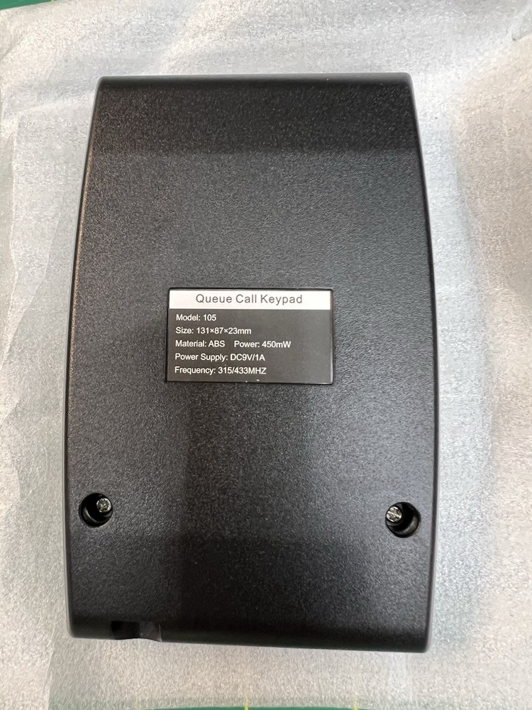 Queue Calling System 4-Digit Wireless Display w/ Keypad Restaurant Pager