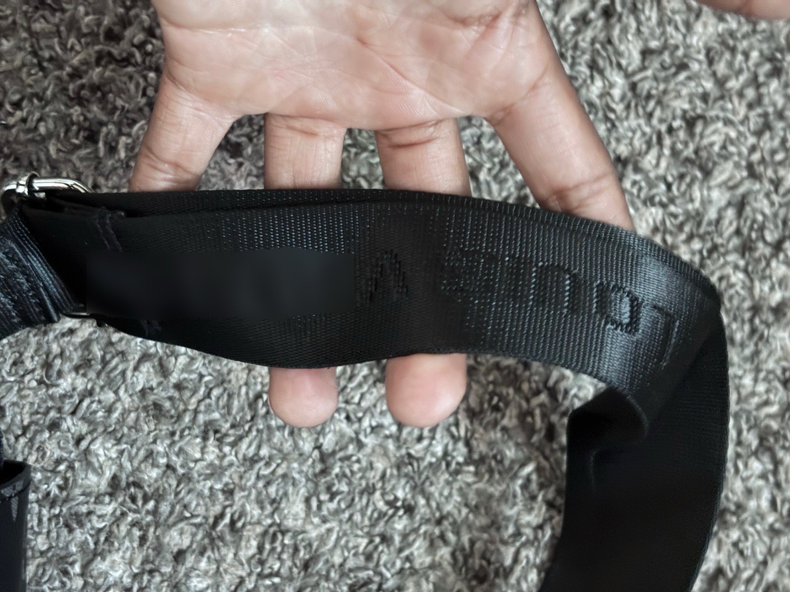 Louis Vuitton Messenger Bag Adjustable Shoulder Strap Black