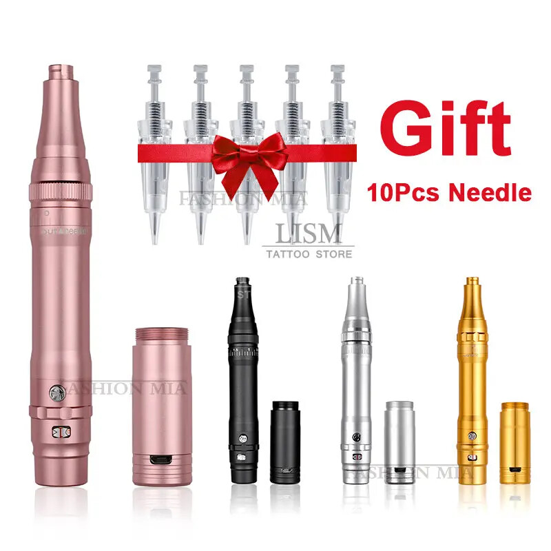 Wireless PMU Machine Tattoo PenKit Microshading for Permanent Makeup Lip Eyebrow