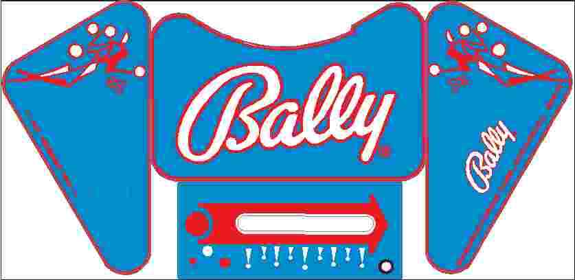 Captain Fantastic Pinball Machine APRON DECAL SET