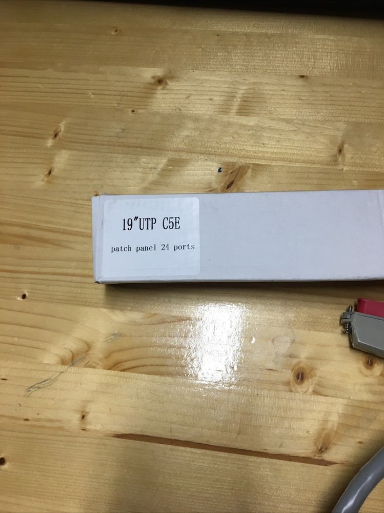 Tuff Jacks Cat5E 24 Ports Patch Panel 19" UTP C5E