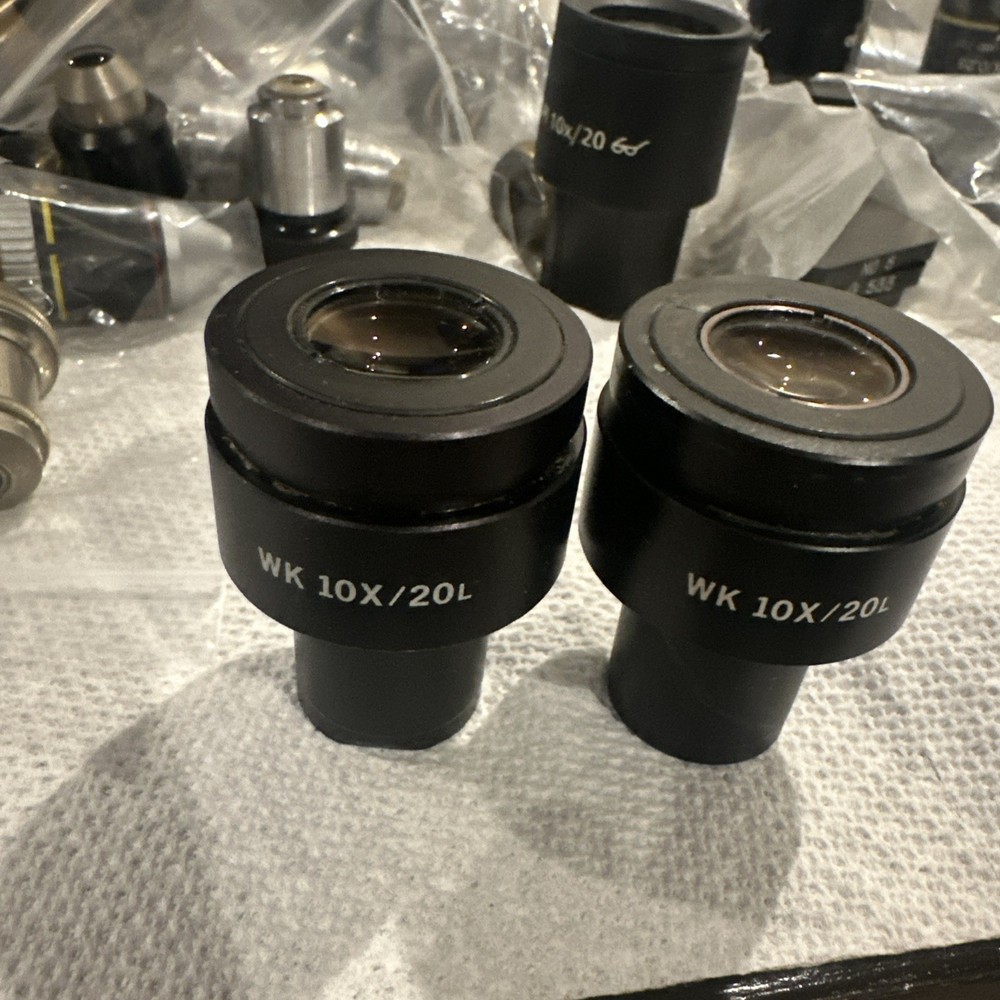 OLYMPUS WK 10X/20L SET MICROSCOPE EYEPIECES
