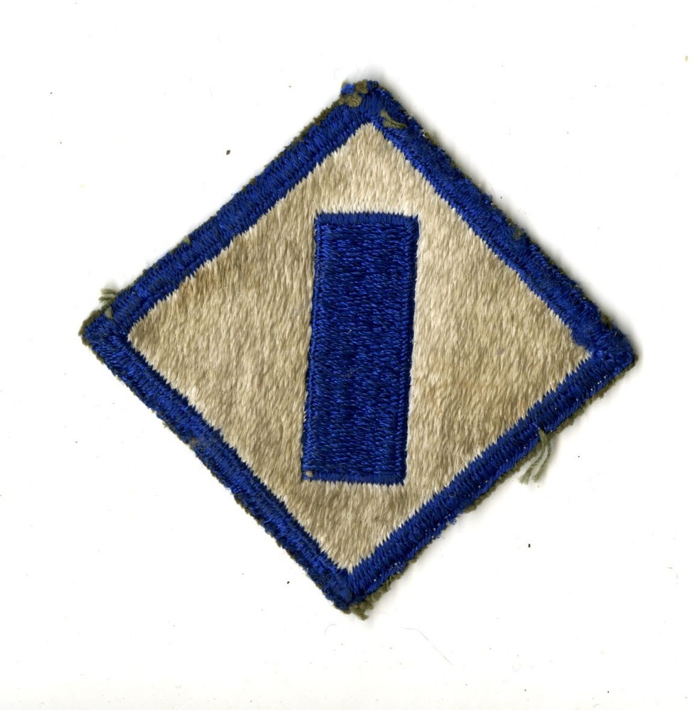 1st Service Command White Back Patch WWII Vintage New England
