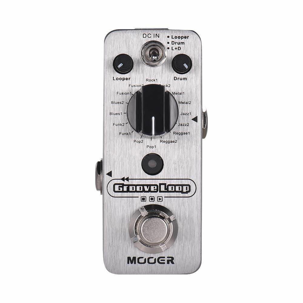 MOOER Groove Loop Drum Machine & Looper Pedal 3 Modes Max. 20min Recording NEW