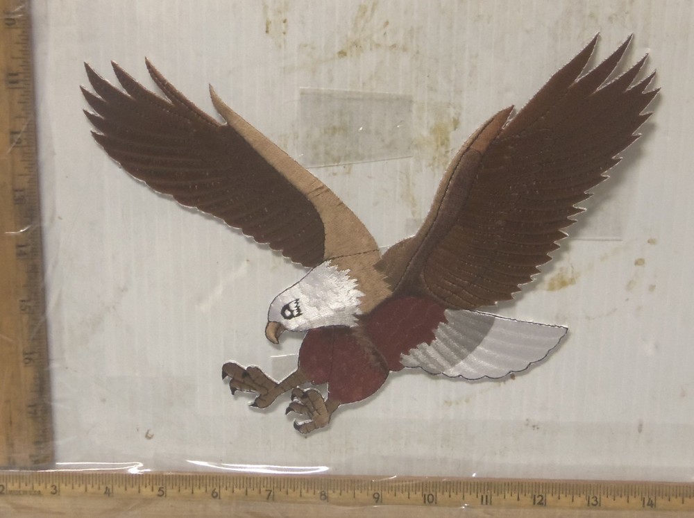 Large Eagle Landing Embroidered Back Patch