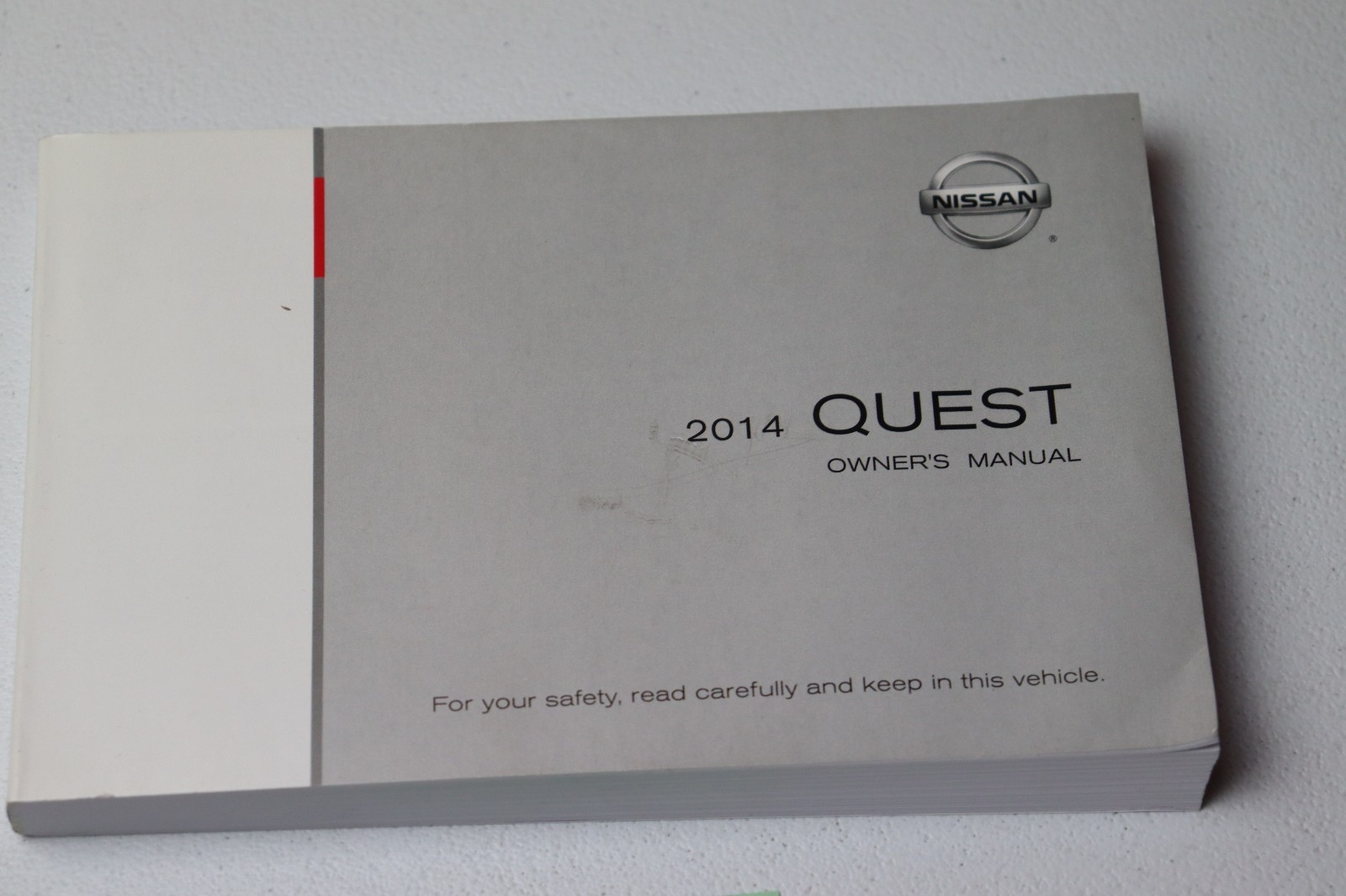 2014 Nissan Quest Owners Manual OEM Factory Guide Book