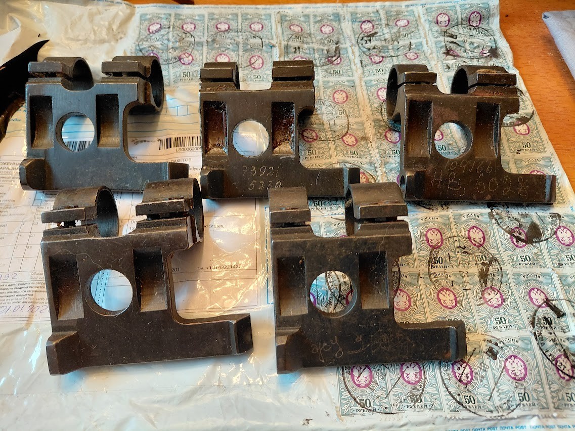 Soviet Russian Mosin Nagant M91/30 PU Sniper Scope Mounts Izhevsk Originals