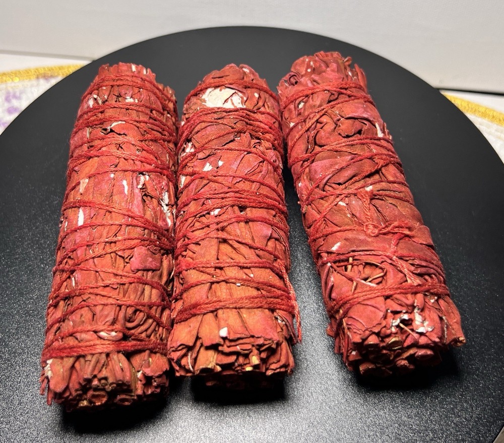 3 Piece Dragon Blood Smudge Sticks