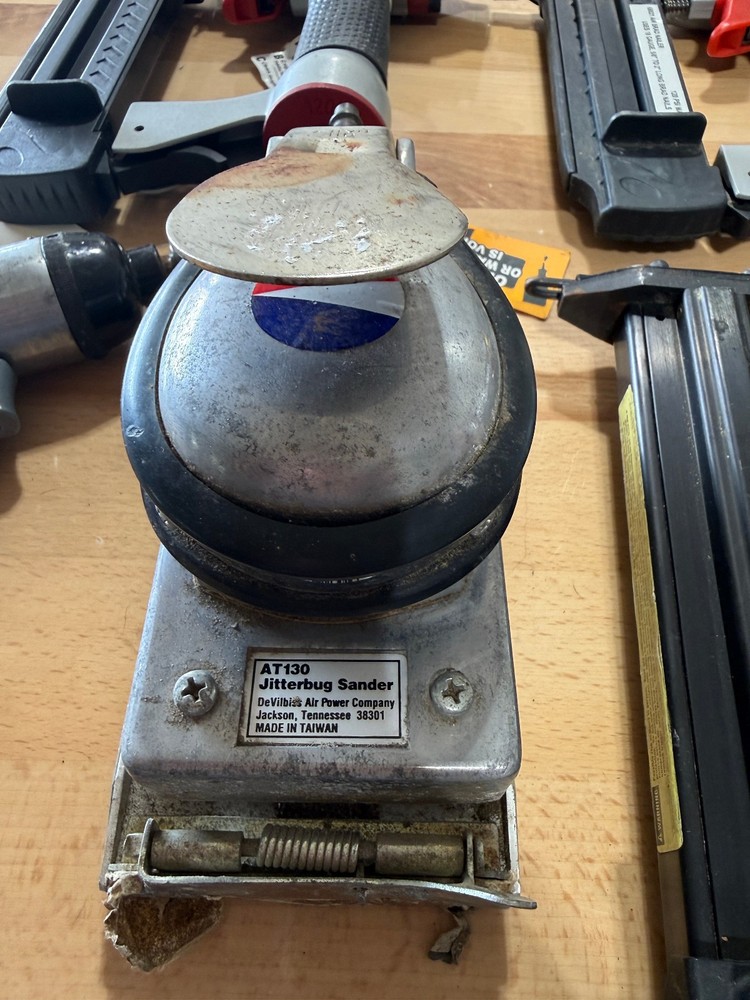 Jitterbug Sander / Stapler / Pneumatic Tool Lot (#177)