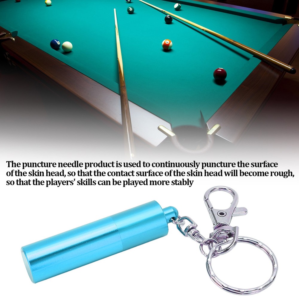 1. Billiard Cue Tip Tool For Improving Grip With Pricking Pin Function For Pool