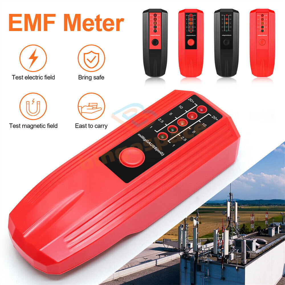 EMF Meter Electromagnetic Radiation Tester LED indicator Dosimeter Detector