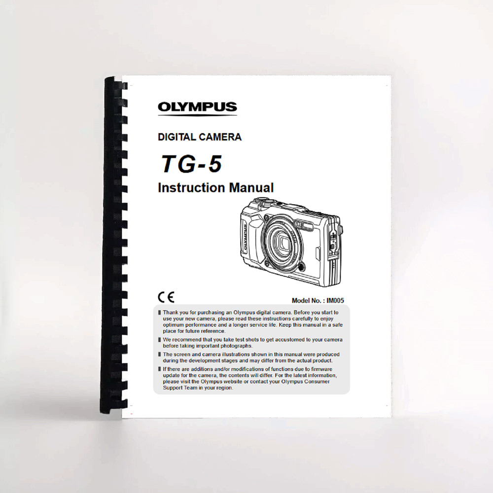 Olympus TG-5 Instruction Manual