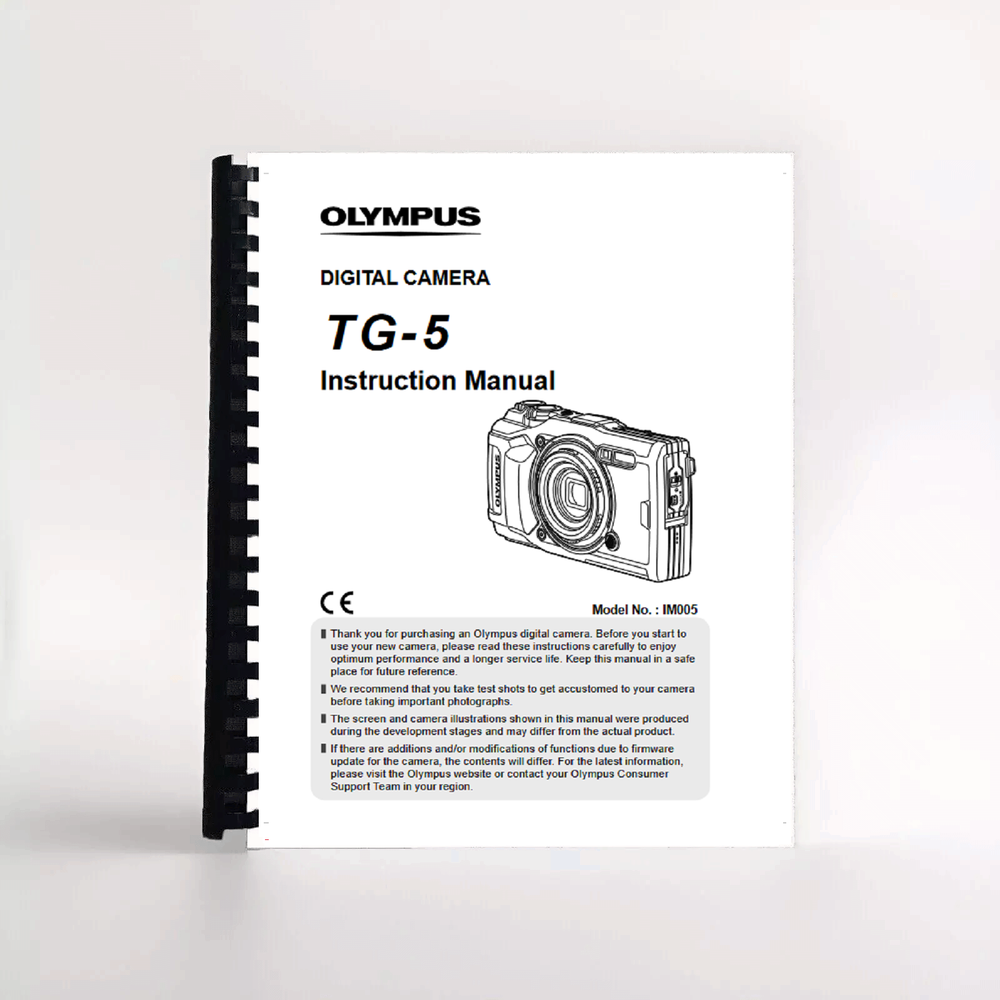 Olympus TG-5 Instruction Manual