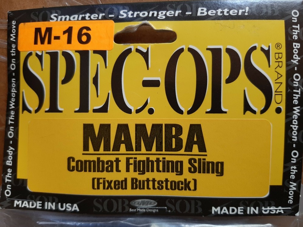 SPEC-OPS Mamba Rifle Sling 100240201, Black