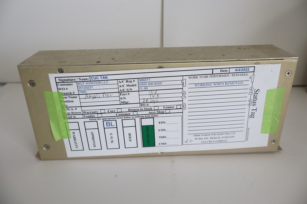 DB Systems 418 Audio Control Amplifier - Removed Working (4 Available)