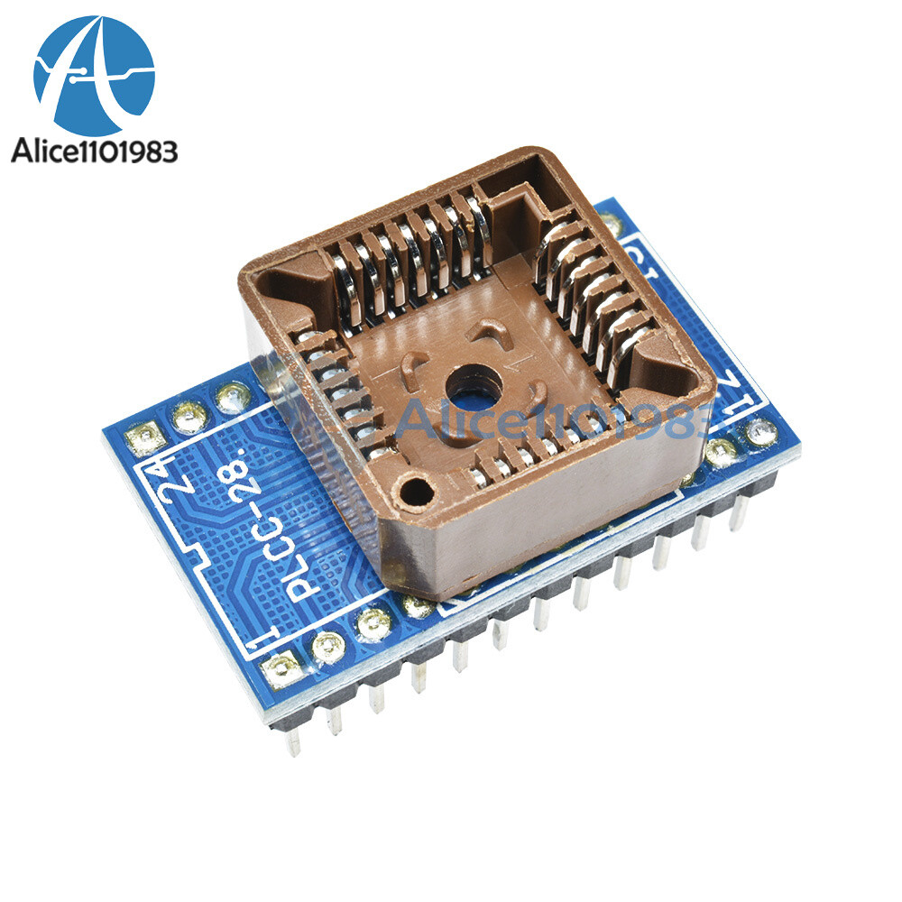 PLCC28 to DIP24 EZ Programmer Adapter Socket IC Test Socket Universal Converter