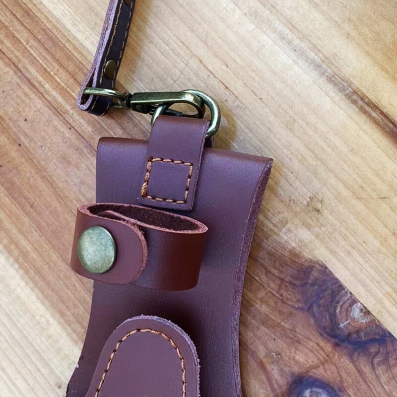 PU Leather Cutter Sheath Multi Layer PU Leather Holsters Back Hanging Cutter