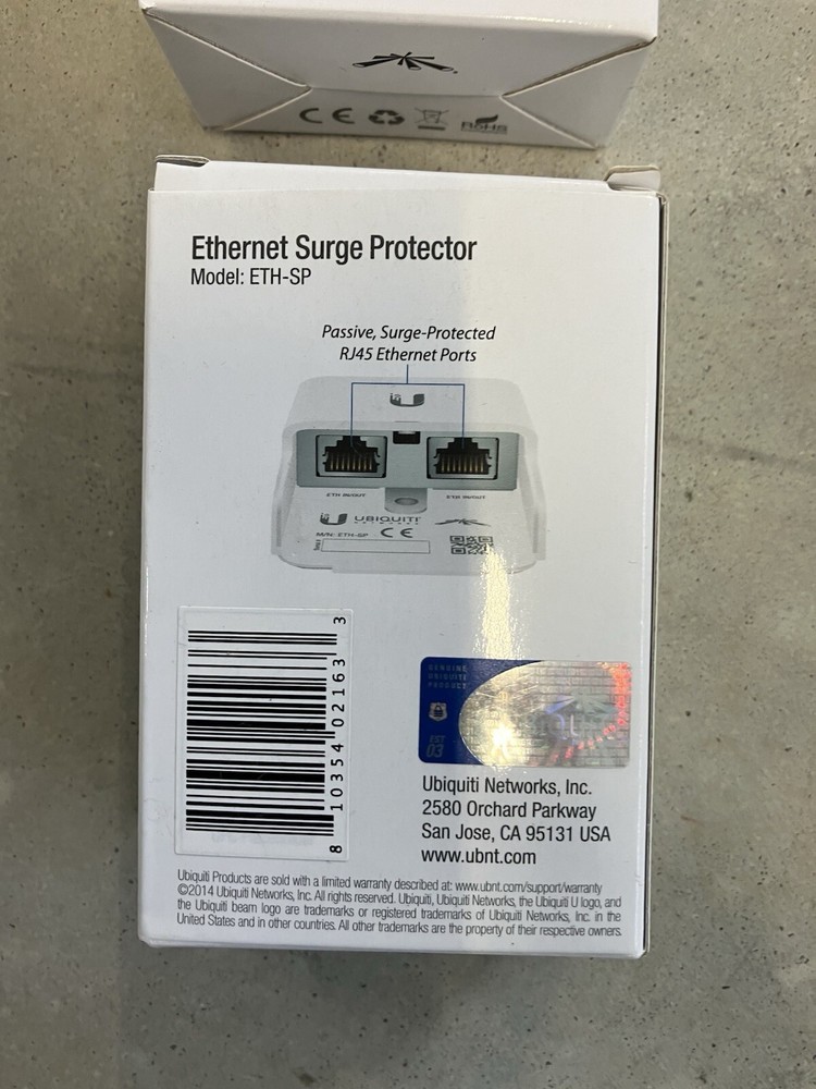 Ubiquiti ETH-SP-G2 Ethernet Surge Protector - Gen 2