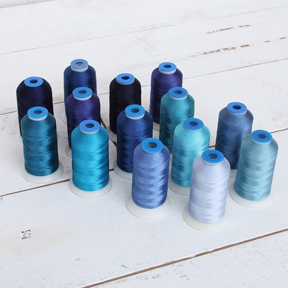 COLOR BUILDER POLYESTER EMBROIDERY THREAD SETS 1000M  40 WT - 8 SETS AVAILABLE
