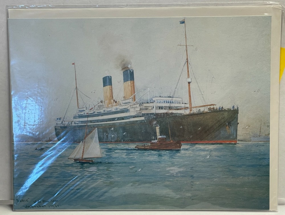 "Doric" White Star Liner (8" x 6") Print
