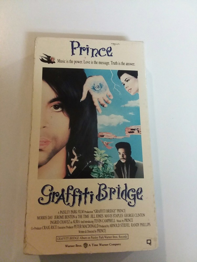 Graffiti Bridge VHS 1991 Prince Morris Day.