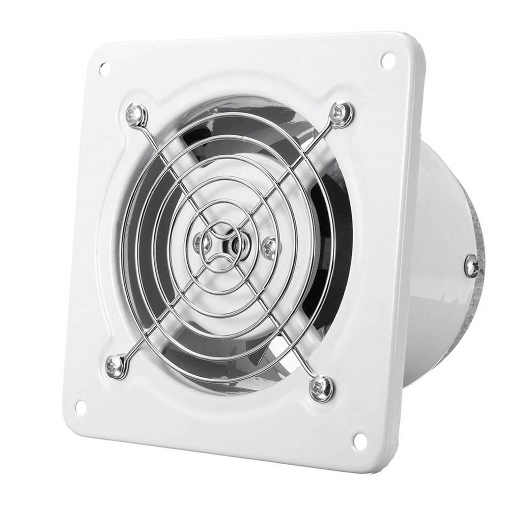 4" Window Exhaust Wall Mounted Ventilation Extractor Fans with Backdraft Damper