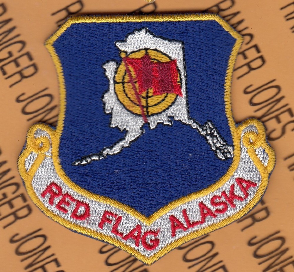 USAF Air Force Red Flag Alaska RFA ~3.25" patch c/e