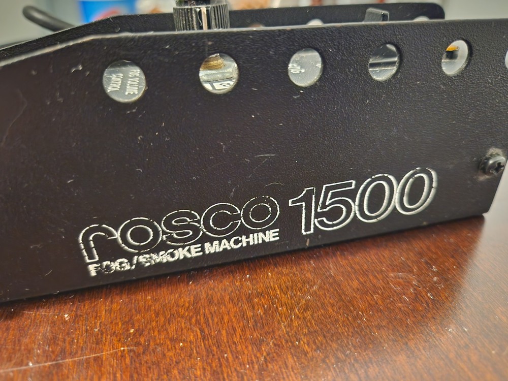 Rosco 1500 fog machine remote