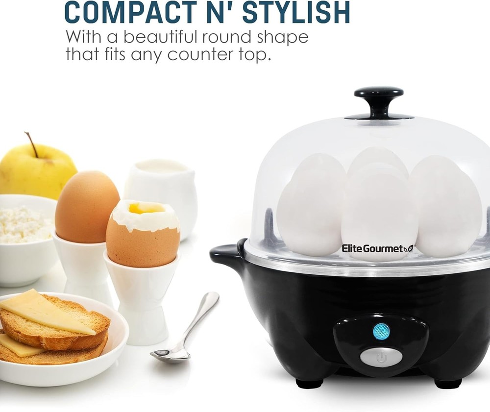 Versatile Egg Cooker: Soft, Medium, Hard Boiled & Poached Eggs in Minutes