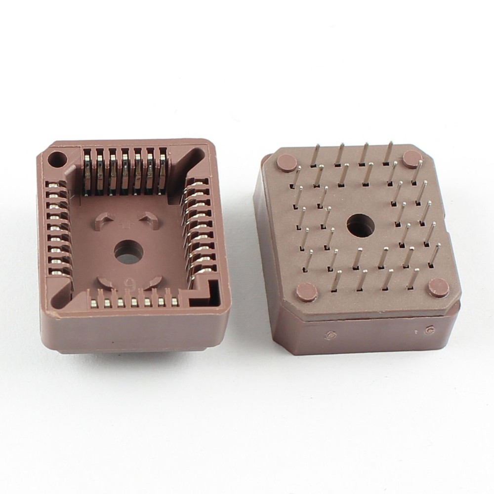 5Pcs New PLCC32 PLCC 32 Pin DIP IC Socket Adapter Converter