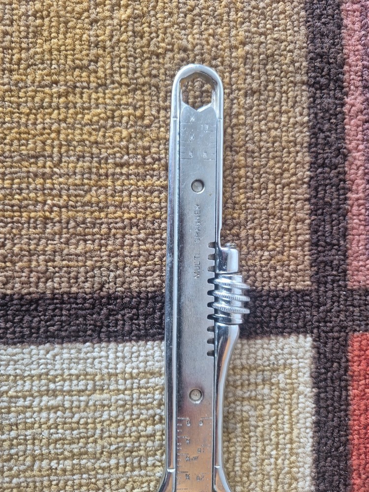 Rare Adjustable Ring Spanner Double Sided Wrench